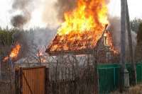 В Минусинском районе из огня вынесли человека