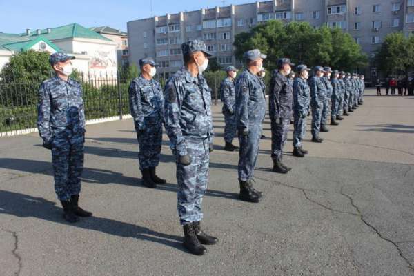 В Хакасию с Северного Кавказа вернулся сводный отряд полиции