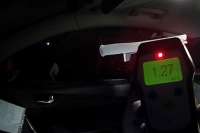 В Хакасии пьяный водитель протаранил забор, пытаясь скрыться от полиции