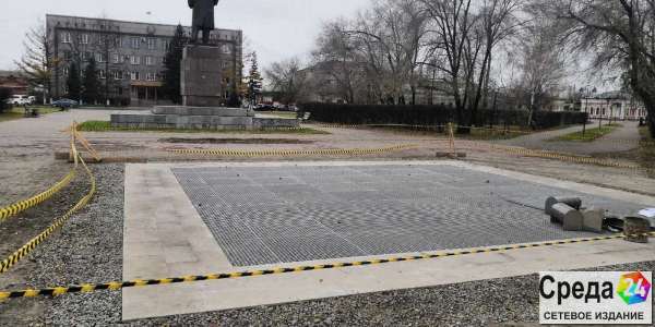 В Минусинске завершается возведение фонтана
