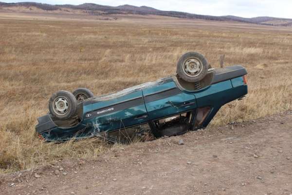 В Хакасии погиб пьяный водитель «Лады»