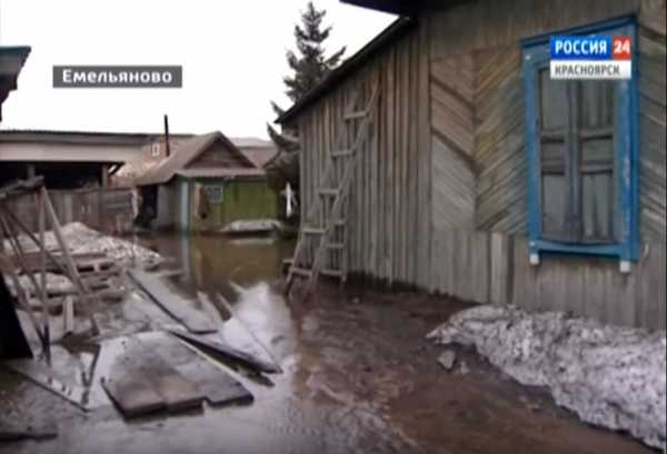 Красноярский край накрыла первая волна паводка