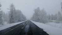 В Хакасии и под Красноярском выпал снег