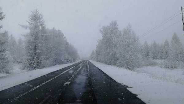 В Хакасии и под Красноярском выпал снег