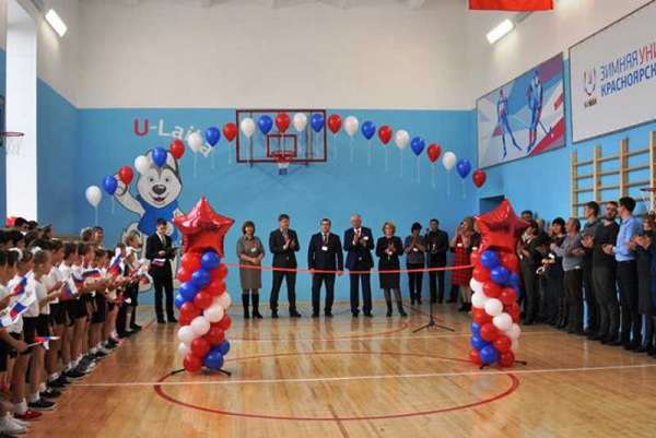 В Минусинском районе открылся новый школьный спортзал