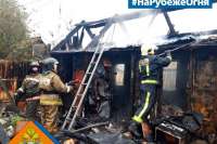 В Хакасии в выходные горели магазин, баня и склад