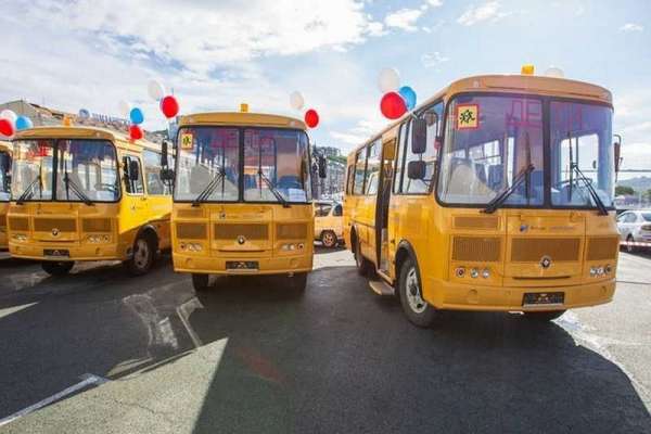 На юг края придет пять новых школьных автобусов