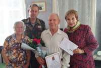 Минусинского ветерана поздравил с юбилеем президент России
