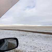 На юге Сибири выпал снег (фото)