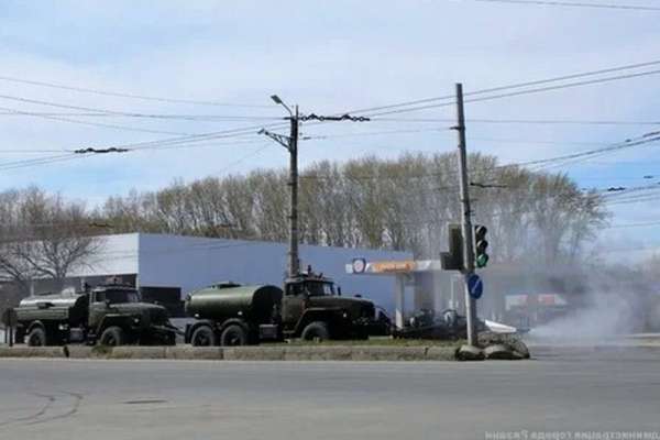 В Хакасии военные продезинфицируют улицы республиканской столицы