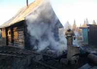 В Минусинском районе сгорели баня и огромный склад зерна