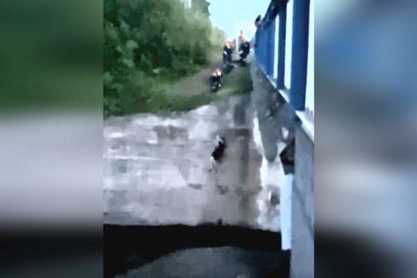 В Красноярском крае подросток упал с 7-метровой высоты в реку