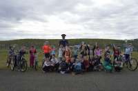 Школьники Минусинского района обучались безопасному веловождению