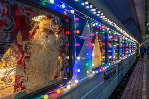 Поезд Деда Мороза посетит Красноярский край и Хакасию
