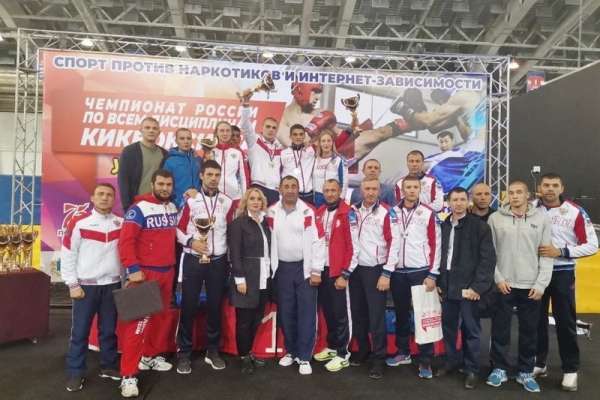 Краевые кикбоксеры завоевали 5 золотых медалей на чемпионате России