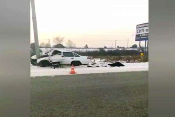 По дороге из Абакана в Минусинск в дорожной аварии погибла женщина