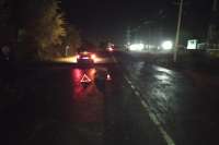В Саяногорске на темной дороге сбили пешехода