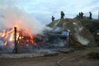 В Хакасии сгорело 30 тонн сена