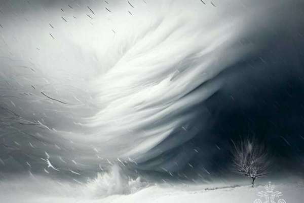 На юг Сибири вновь надвигается штормовой ветер с метелью