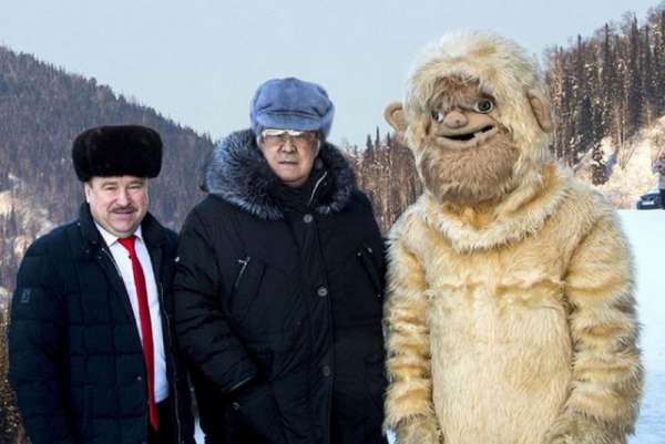 Бывший глава Кузбасса Аман Тулеев просил чиновников переодеваться в снежного человека
