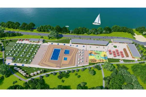 На острове Татышев в Красноярске откроется новый пляжный комплекс с бассейнами