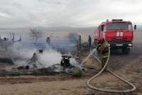 В Хакасии в сгоревшем доме спасатели обнаружили тело женщины