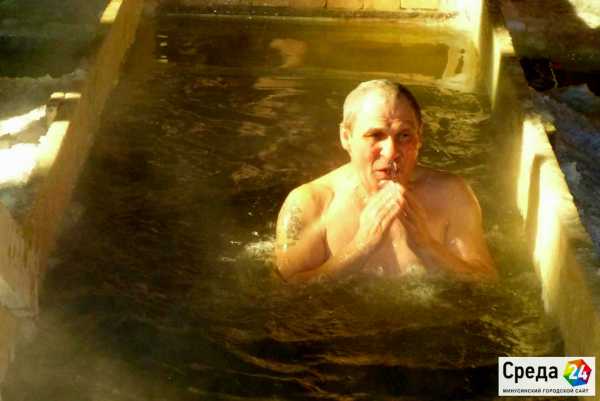 Крещенские купания под Минусинском в кадрах и лицах