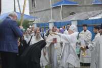 Митрополит Пантелеимон совершил литургию в храме поселка Кочергино