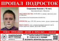 Полиция и волонтеры Минусинска разыскивают девочку-подростка