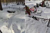 В Лесосибирске неизвестные повредили 23 надгробия на кладбище