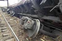 В Хакасии с рельсов сошли грузовые железнодорожные вагоны