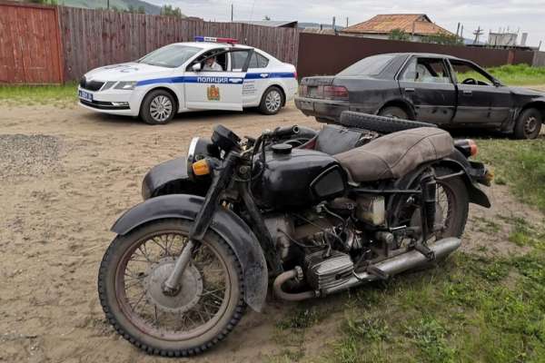В Знаменке задержали пьяного мотоциклиста