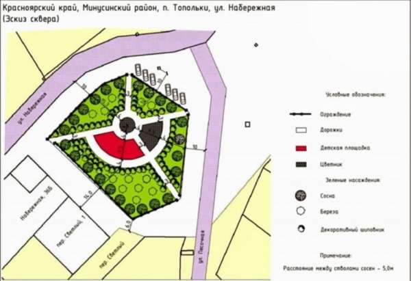 В селе Топольки Минусинского района разобьют новый сквер
