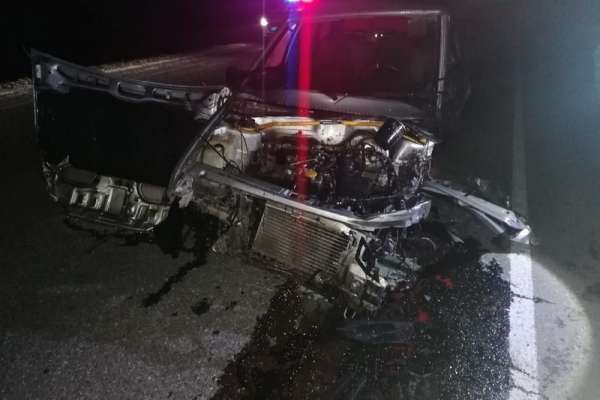 В Хакасии водитель и пассажирка получили множественные травмы в ДТП