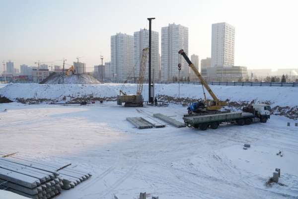 В Красноярске приступили к строительству крупнейшего за  Уралом аквапарка