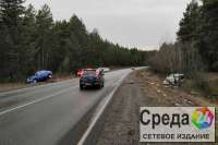 На автотрассе Минусинск - Шушенское погибли три человека