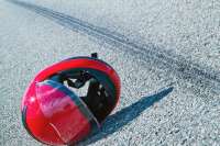 На дорогах Хакасии за минувшие сутки серьезно травмированы двое мотоциклистов
