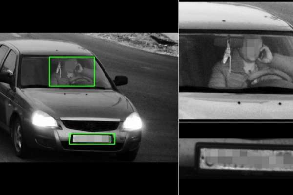 В Красноярске камеры фиксации научились распознавать говорящих по телефону водителей и непристегнутых пассажиров