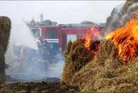 В Хакасии огонь уничтожил 600 килограммов сена