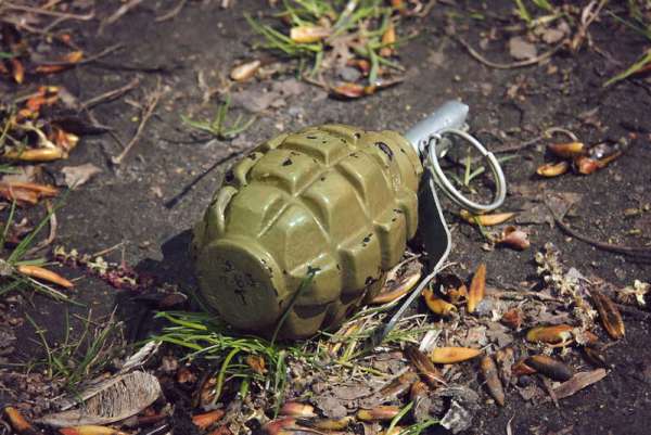 В Абакане возле подъезда нашли гранату