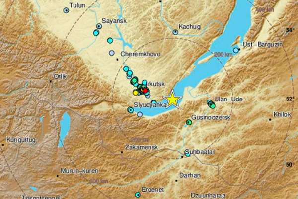 В Иркутской области произошло землетрясение интенсивностью 8 баллов