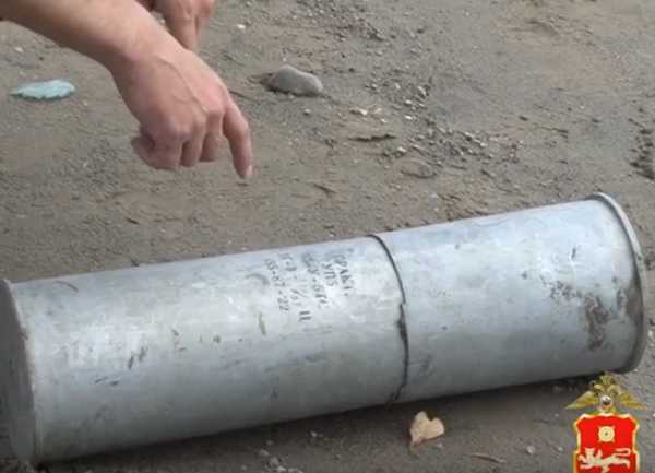 На окраине Абакана нашли гильзы от танковых снарядов (видео)