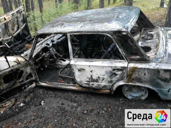 В Минусинске подожгли угнанную машину