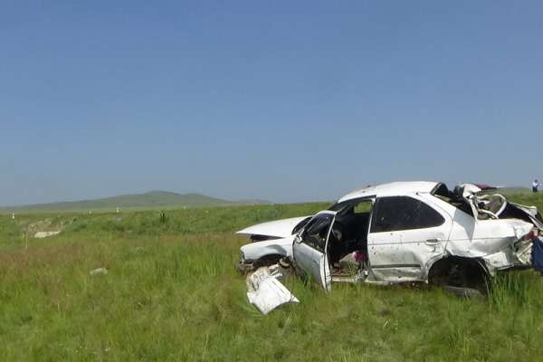В ДТП в Ширинском районе Хакасии погибли двое граждан Кыргызстана