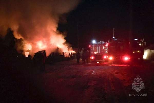 В Хакасии при пожаре погиб житель села Куйбышево