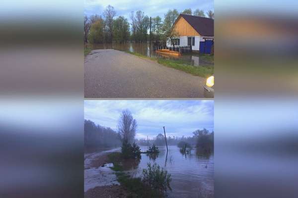 В Ермаковском районе в результате разлива рек подтопило несколько сел