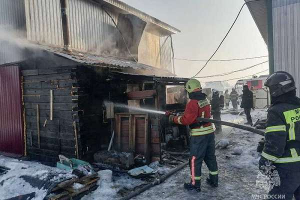 Недосмотр за печью привел к пожару в Курагинском районе