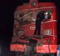 В поезд сообщением «Абакан - Красноярск» врезался грузовик
