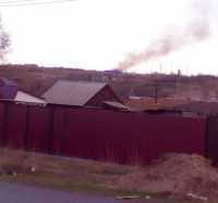 В новом микрорайоне Минусинска горел недостроенный дом