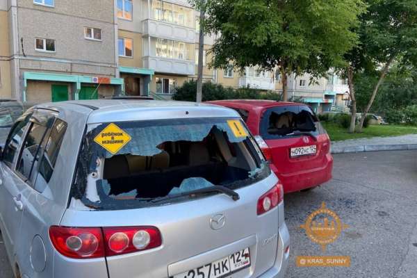 В Красноярске пенсионер повредил более 20 автомобилей